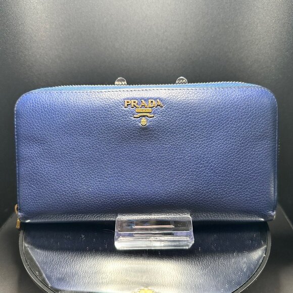 Prada Saffiano Leather Continental Wallet - EUC - Picture 1 of 11